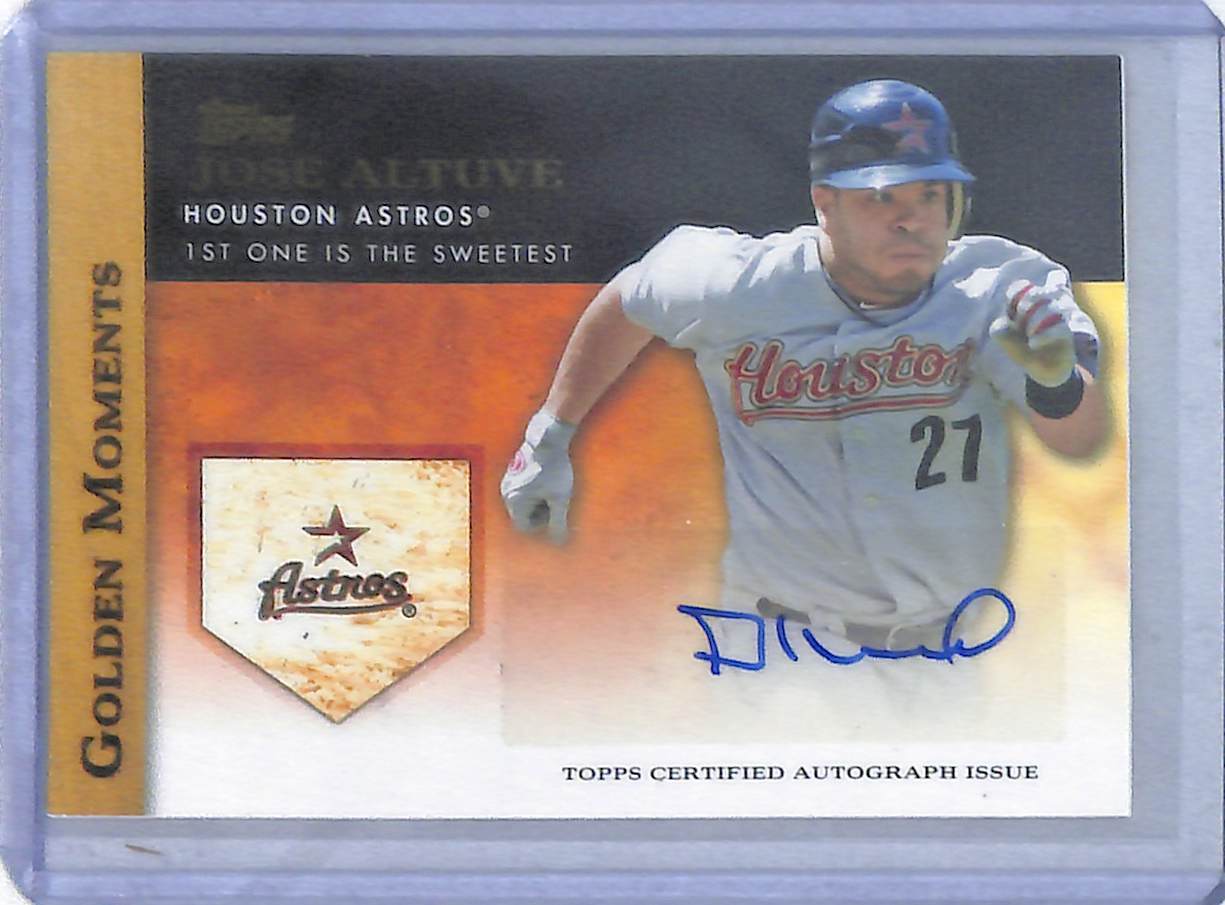 2012 Topps Golden Moments Auto #GMA-JA Jose Altuve