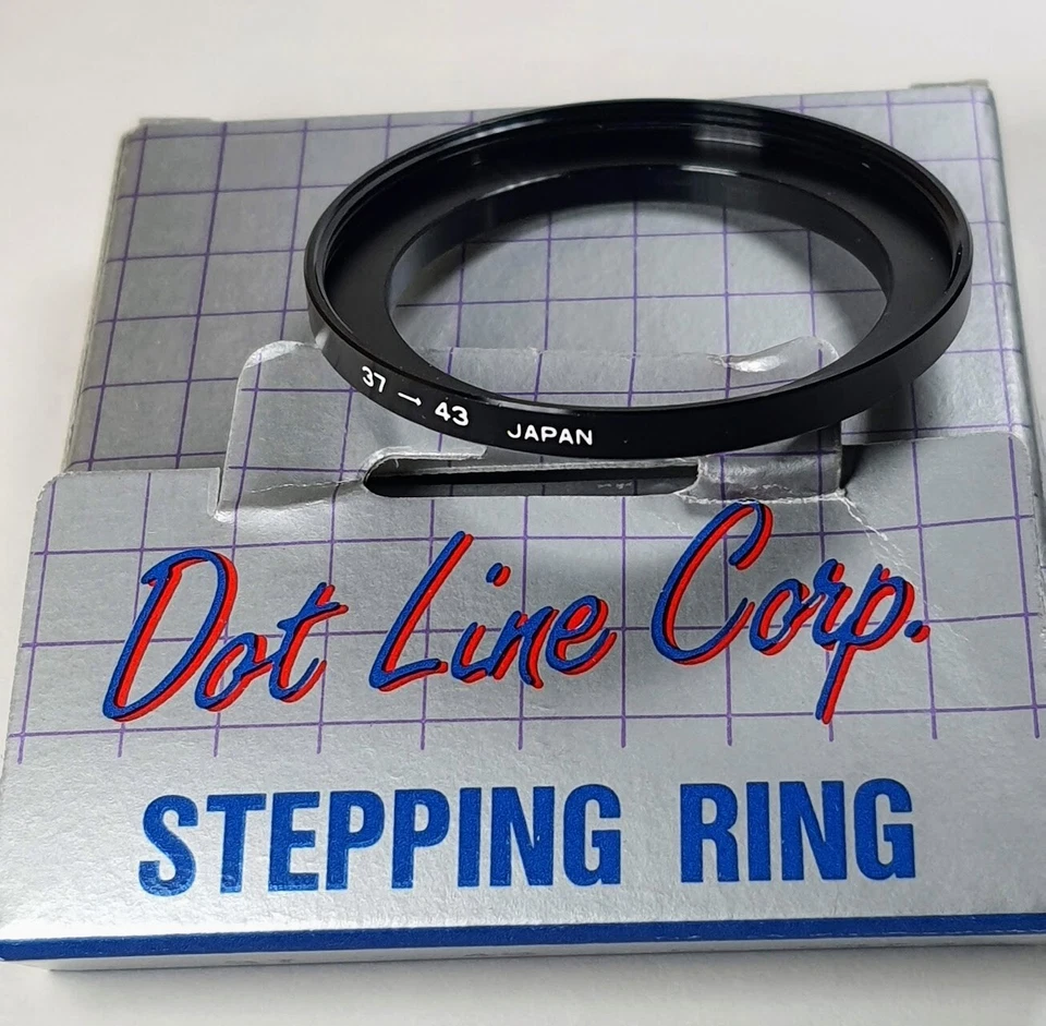 37-43mm Step-Up Adapter Metal Ring 37mm-43mm 37-43 Stepping Step up E37-E43 - Image 3 of 4