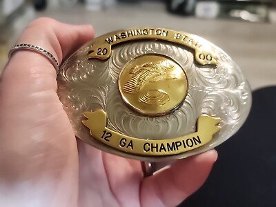 Tilden Trophies German Silver 2000 Washington State 12 GA Champion