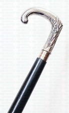 Victorian Style Brass Designer Handle Antique Walking Stick Wooden Nautical Cane