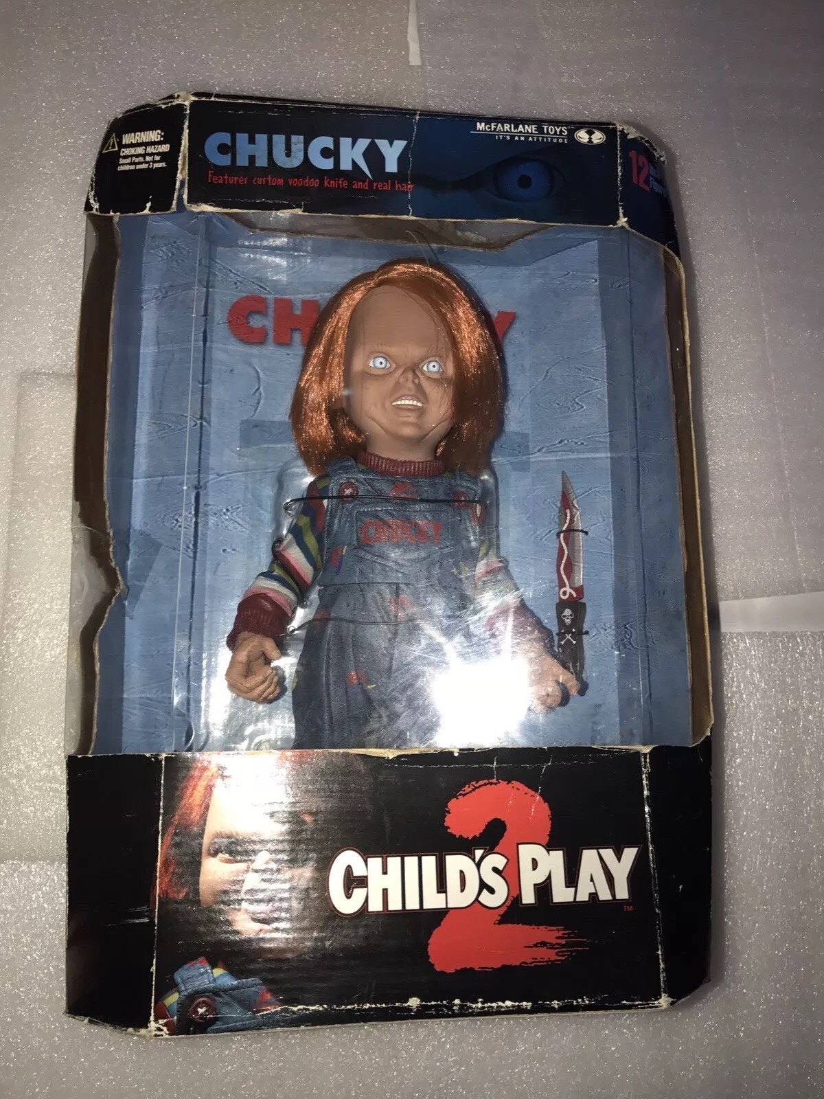 Child's Play 2 CHUCKY 12 Figure McFarlane Toys Movie Maniacs Doll Bride of  NEW!