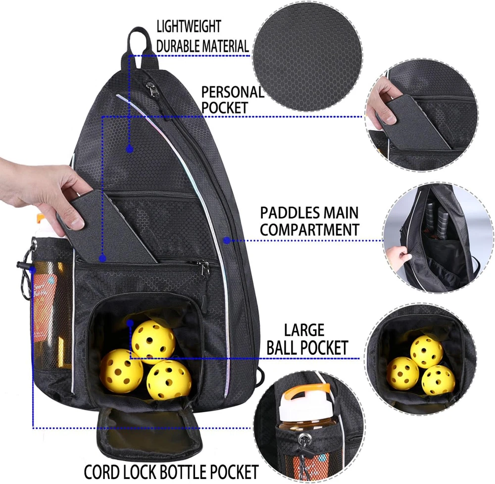 Pickleball Bag Pickleball Backpack Travel Pickleball Accessories Paddle Case
