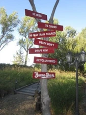 VTG LOOK BURMA SHAVE REPRODUCTION WOOD SIGN HP 6 PCS ANY SLOGAN YOU CHOOSE