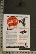 1947 TOY AD BUCK ROGERS JET STRATO KITE AIRPLANE BOMBER PRODUCTS MERCH ASSOCTB14