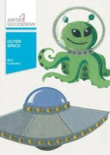 Outer Space Anita Goodesign Embroidery Machine Designs CD