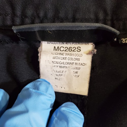 McDonalds Apparel Collection Black Cargo - 32x28 Crew Work Slacks Pants Fastfood - Picture 10 of 17