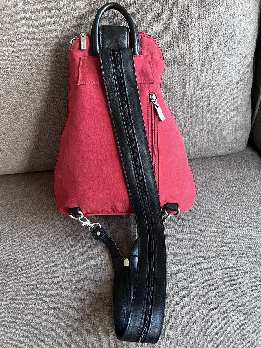 Baggallini Metro Convertible Backpack Nylon Rusty Red. Clean  display picture 1