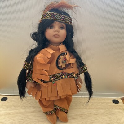 Vintage Konvolut Indianer Figur Puppe Porzellan