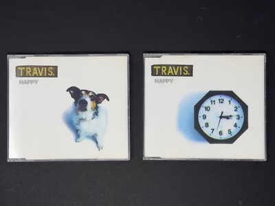 HAPPY by TRAVIS   Independiente, 1997 (CD1 & CD2 UK Single Set) ISOM6MS ISOM6SMS