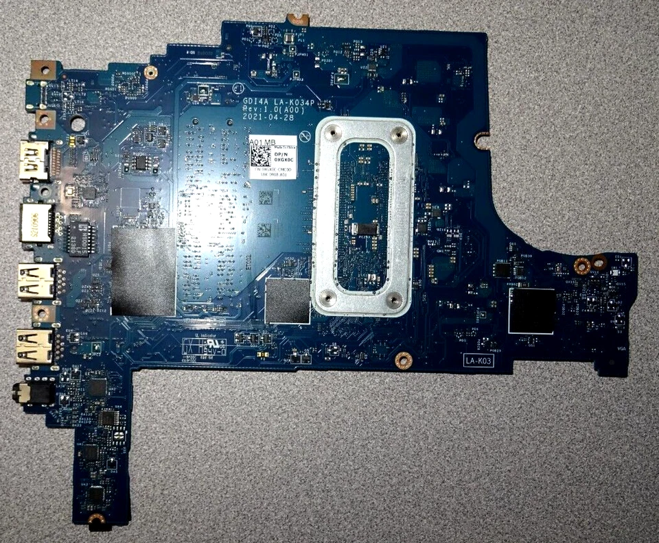 NEW OEM DELL INSPIRON 15 3501 INTEL CORE I5-1135G7 LAPTOP MOTHERBOARD XGX0C - Image 2 of 4
