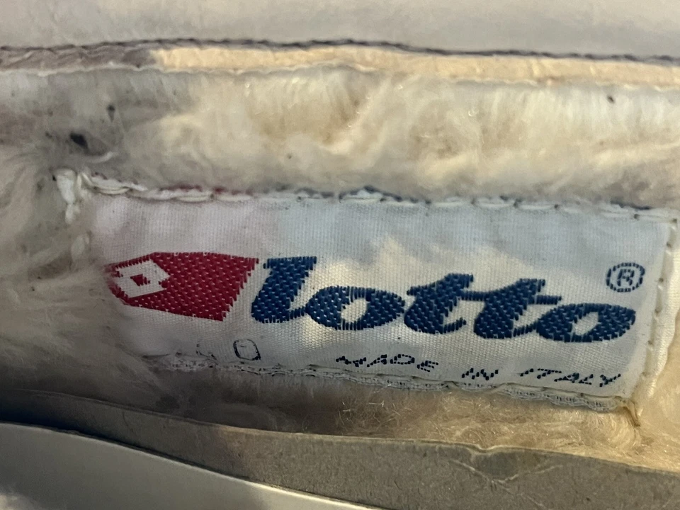 🔴 VINTAGE Lotto Anni 70 Pelo CAPRA BIANCA Donna Neve Stivali Boots N.40 Fashion - Immagine 3 di 4