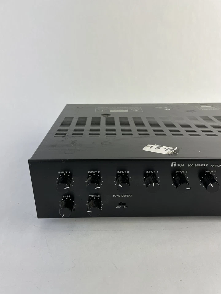 TOA M-900MK2 900 Series II 30W 8-Channel Mixer Amplifier - Untested - Image 2 of 4