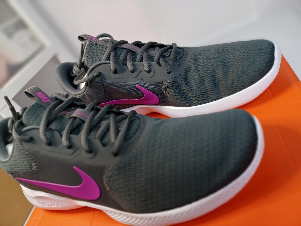 Nike Women's Flex Experience RN 9 Iron Grey Fire Pink Shoes CD0228-002 | eBay UK