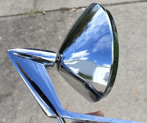 Vintage Chrome Side View Mirror 2542 For Ford 1950s 1960s (XLE)