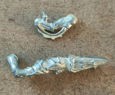 Warhammer 40k Tyraniden Classic Ravener Gun Arm & Support Arm Metal Bits 