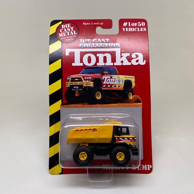 MAISTO-TONKA- #1 OF 50 MIGHTY DUMP-YELLOW- SEALED ON CARD-1999-