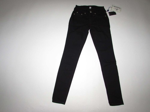 True Religion Donna Curvy Skinny Jeans Taglia 23 x 30 Nwt Nero Corpo  Slavati | eBay
