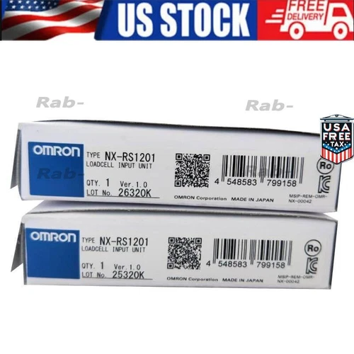 Omron NX-RS1201 Loadcell Input Unit NXRS1201 New Original Fast Shipping