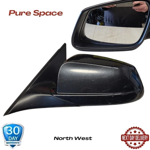 GENUINE BMW F10 F11 PASSENGERS SIDE WING MIRROR LEFT NSF PRE LCI 5 PIN BLACK 668