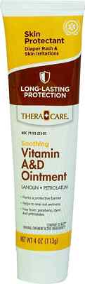 Thera|Care Vitamin A&D Ointment, 4 Oz, Lanolin & Petrolatum Formula