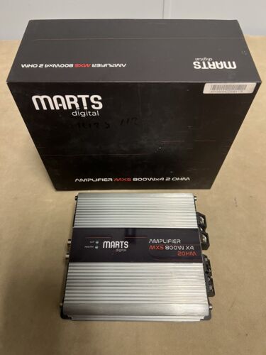Marts Digital MXS800X4 Car 4-Channel 800W RMS Amplifier - Taramps PRV Style Amp!