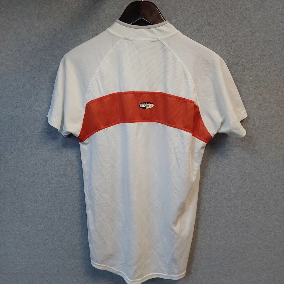 Camiseta Asics Para Hombres Talla M Blanca Ligera Gimnasio Entrenamiento Correr Bicicleta Foto 2 de 4