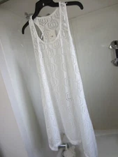 NWT women's sleeveless top india Boutique Size OS white color