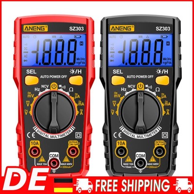 Digital Multimeter NCV AC/DC Voltmeter Ammeter High Precision Electrician Tools