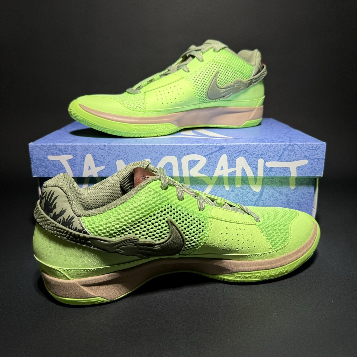 初代ズームフライト　NIKE iD Nike Ja 1 'Zombie' Halloween Lime Blast Green Men's Sizes 10.5
