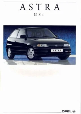 Catalogue Brochure Opel Astra GSI 08/1991 France - Photo 1/2