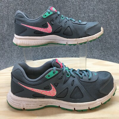 Nike Shoes Womens 7 Revolution 2 Running Sneakers Multicolor Lace Up 554900-409