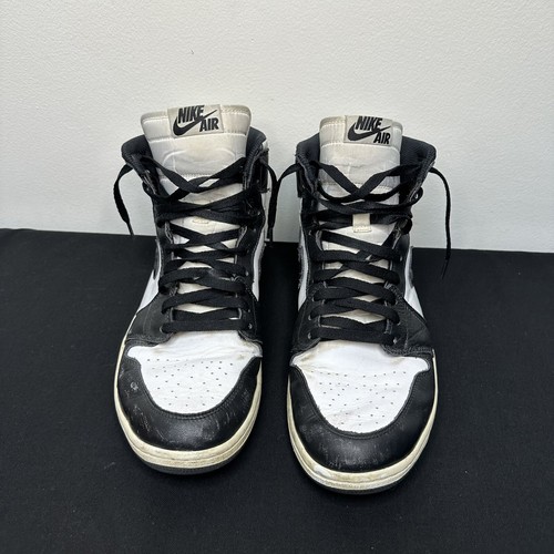 Nike Air Jordan 1 Retro High OG 2014 Noir Blanc 555088-010 Taille 13 Homme - Photo 7/12
