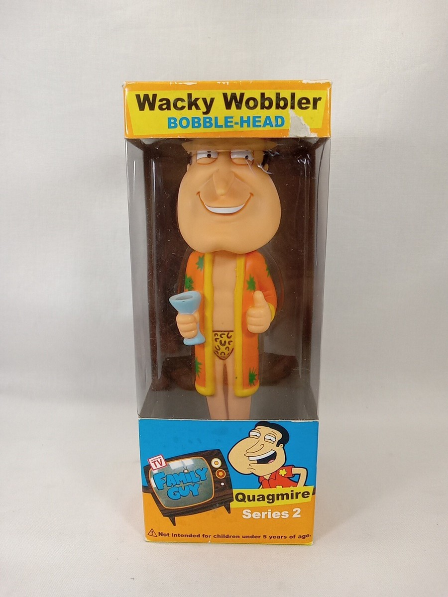 Family Guy Quagmire ボブルヘッドフィギュア2コセット Family Guy Wacky Wobbler Bobblehead Series 2 QUAGMIRE by