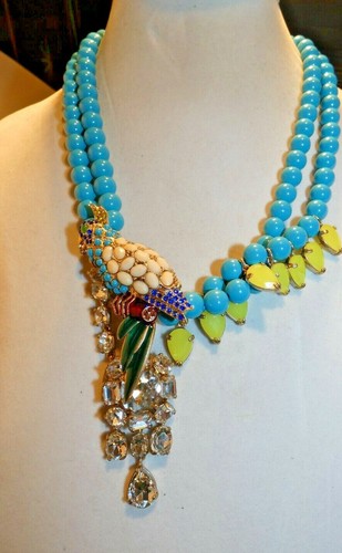 J. Crew Necklace, Multicolor Rhinestone 