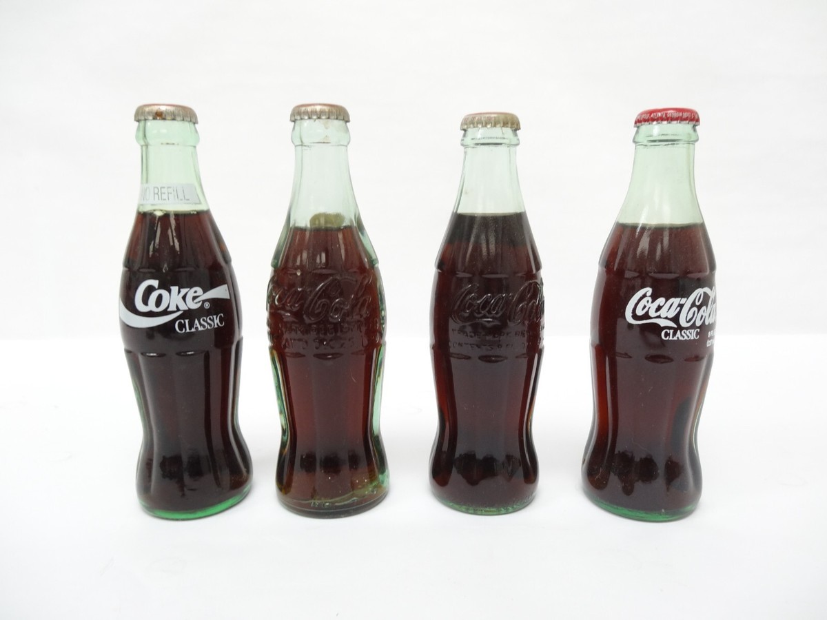Lot of 4 Vintage Unopened 8oz Coke Coca-Cola Bottle | eBay