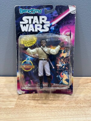 Vintage Star Wars Bend-Ems Lando Calrissian Actionfigur NEU Just Toys 