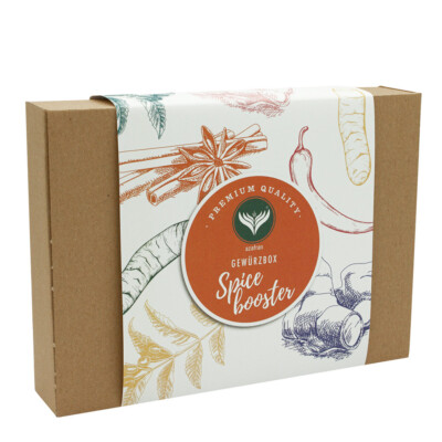 Azafran Gewürze Spice Booster, Geschenkset mit 4 Gewürzen für den extra Boost