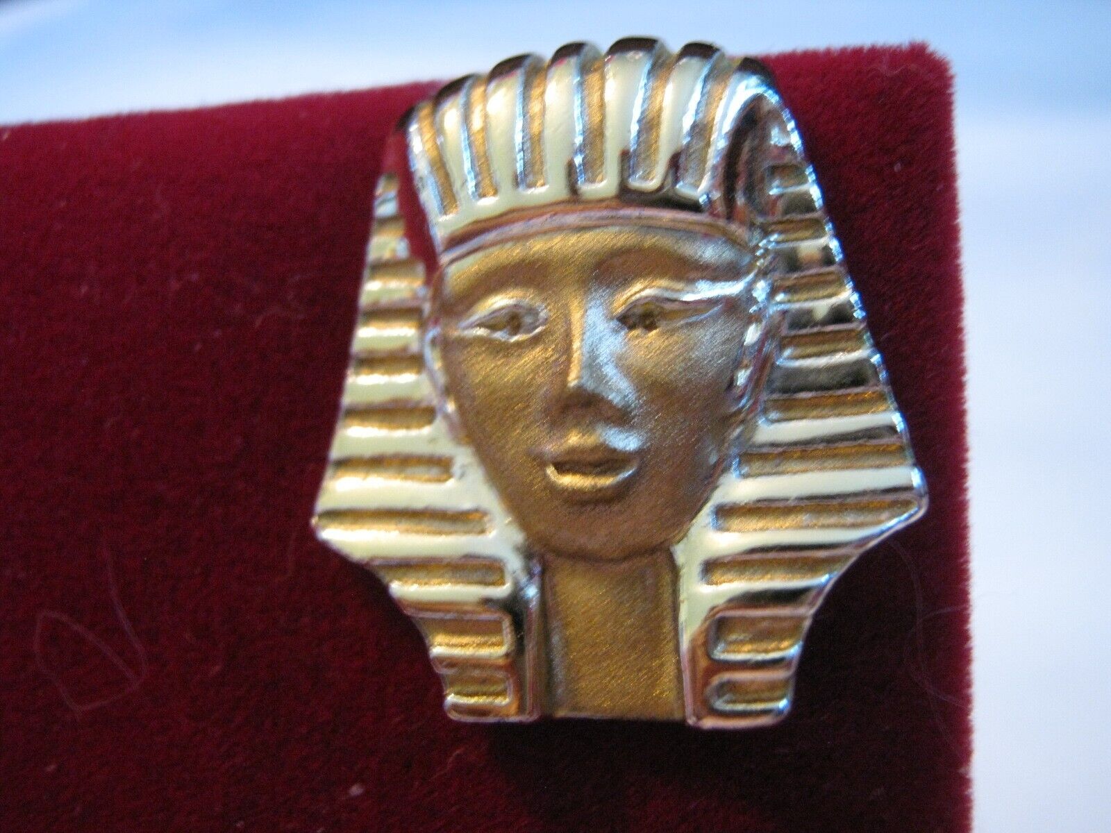 Egyptian Revival Boy Pharoah King Tutankhamen 1" … - image 3