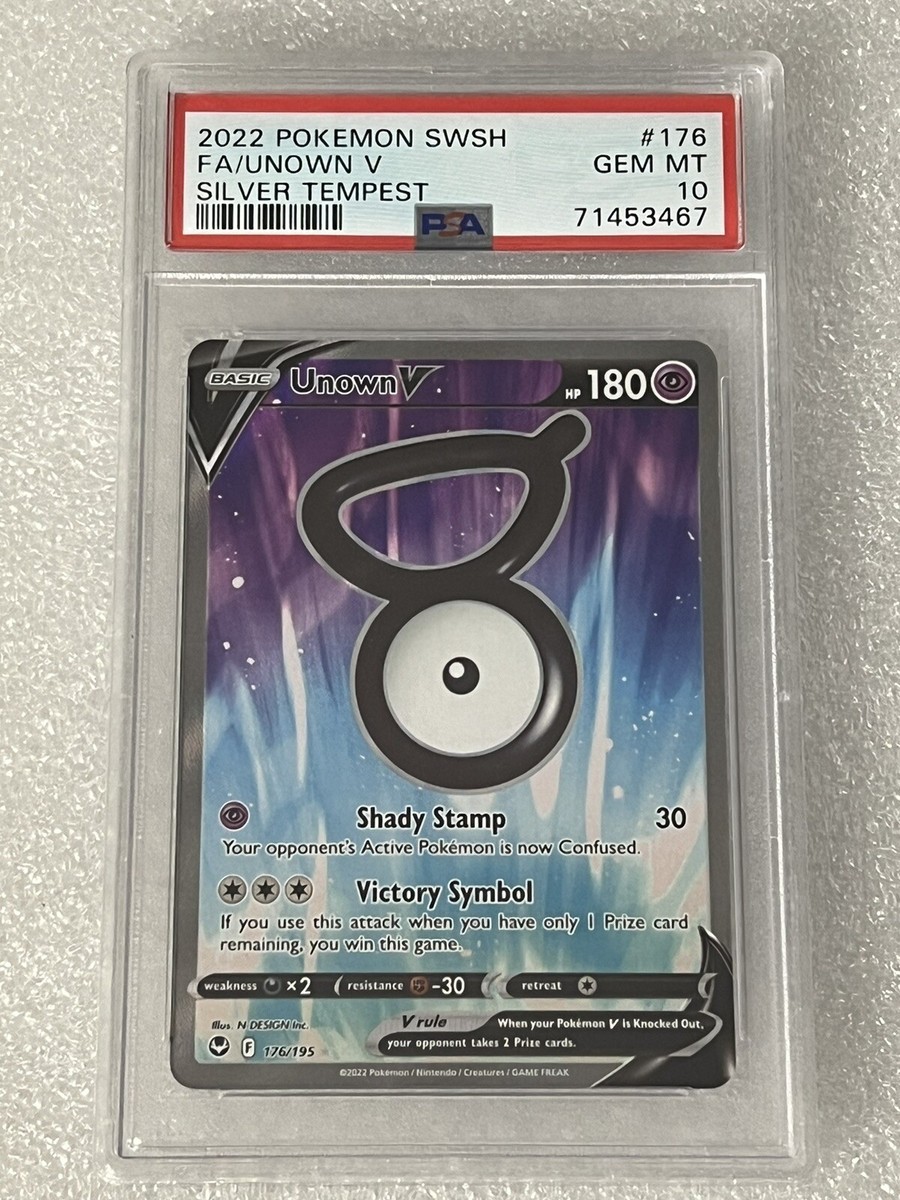Unown V Full Art #176 PSA 10 | eBay