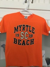 MYRTLE BEACH orange youth t-shirt