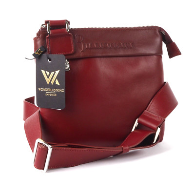 BILLIONAIRE Crossbody Crest Umhängetasche Herren Kalbsleder Luxus NEU OP: 850  