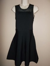 Ann Taylor Petites Size PS Black Fit and Flare Dress Sleeveless