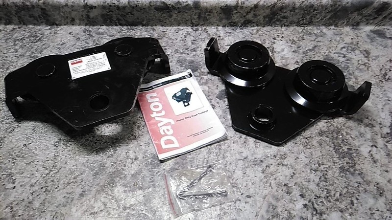 Dayton 55HE69 6,000 Lb Load Capacity 4 to 8 In Beam Flange W Push Trolley (C)
