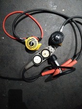 Scuba  Set Tenka Gauge  Regulators Octopus & Conshelf 21 Wth X 2 Weight Belts 