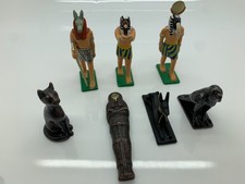 UNBRANDED TOY SOLDIERS SEVEN EGYPTIAN FIGURES 54MM UNBOXED