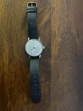 Timex TW2W54000 Men's  Automatic x Peanuts Sketch 40mm Leather Strap Watch