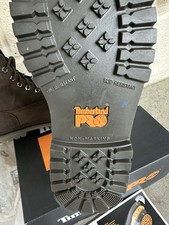 Mens Timberland Pro Safety Boots Iconic alloy Toe Leather WP Work Boot UK10 