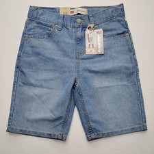 Levi's 511 Slim Fit Boys Adjustable Waistband Denim Shorts 12 Reg 26x7.5