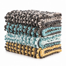 Bath Mat Anti Slip Absorbent Cotton Rich 50x80cm Soft Bathroom Rug Heavy Loop