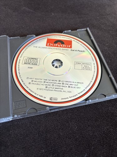 The Allman Brothers Band Eat a Peach Polydor 823 654-2CD Remastered US Rock Blue - Foto 3 di 4